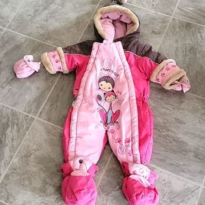 Peluche & Tartine Baby Snowsuit Fleece